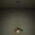 Eglo - Lestenec na vrvici 1xE27/40W/230V 41 cm črna/zlata