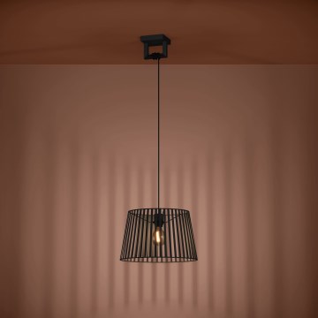 Eglo - Lestenec na vrvici 1xE27/40W/230V črna