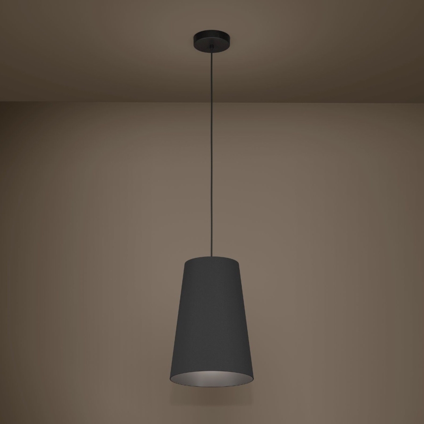 Eglo - Lestenec na vrvici 1xE27/40W/230V črna