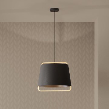 Eglo - Lestenec na vrvici 1xE27/40W/230V črna