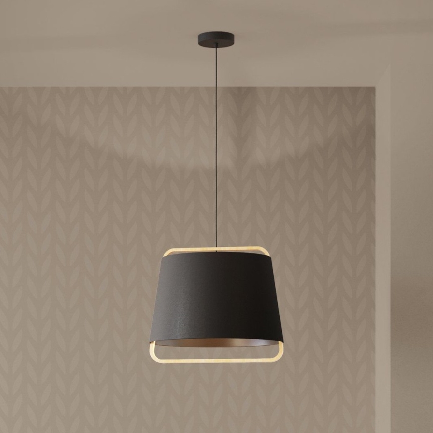 Eglo - Lestenec na vrvici 1xE27/40W/230V črna