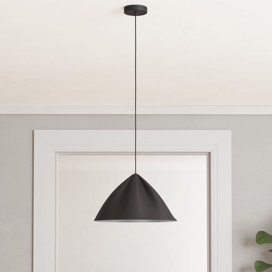 Eglo - Lestenec na vrvici 1xE27/40W/230V črna
