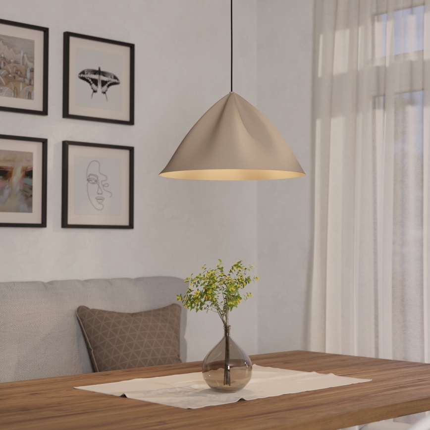 Eglo - Lestenec na vrvici 1xE27/40W/230V krem barva