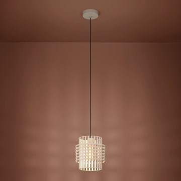 Eglo - Lestenec na vrvici 1xE27/40W/230V pr. 21 cm krem barva
