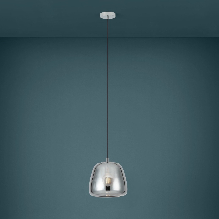 Eglo - Lestenec na vrvici 1xE27/40W/230V pr. 26 cm dimna