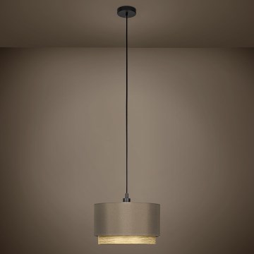Eglo - Lestenec na vrvici 1xE27/40W/230V rjava