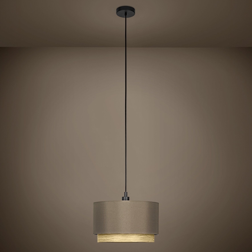 Eglo - Lestenec na vrvici 1xE27/40W/230V rjava