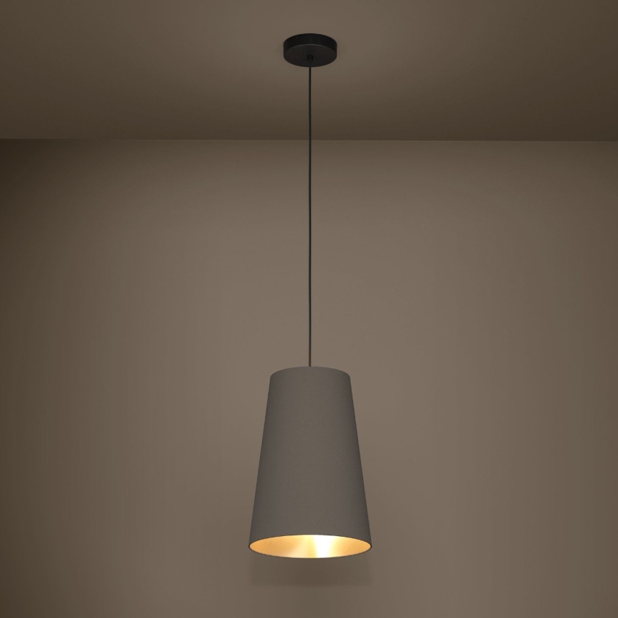 Eglo - Lestenec na vrvici 1xE27/40W/230V rjava