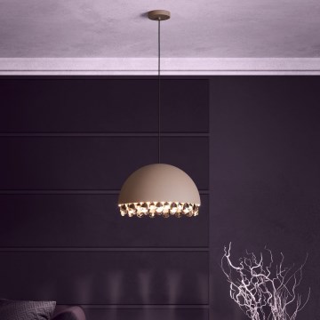 Eglo - Lestenec na vrvici 1xE27/40W/230V rjava