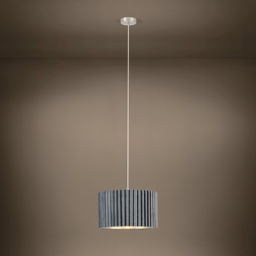Eglo - Lestenec na vrvici 1xE27/40W/230V siv