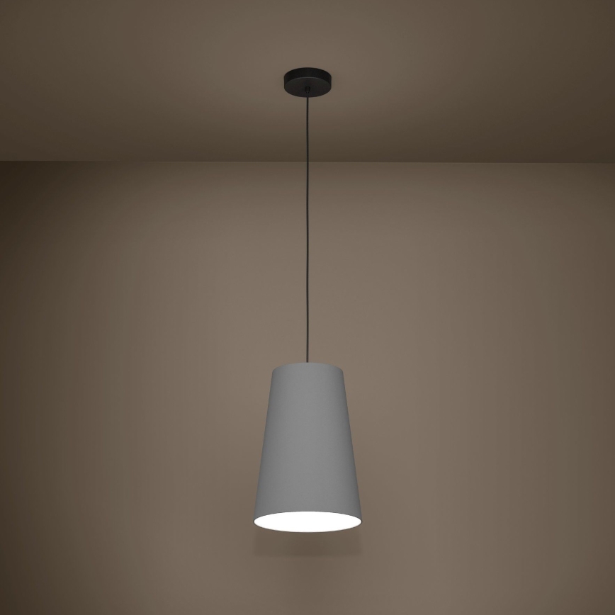 Eglo - Lestenec na vrvici 1xE27/40W/230V siva