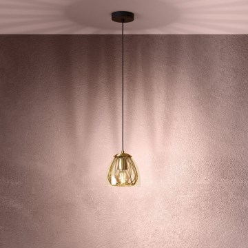 Eglo - Lestenec na vrvici 1xE27/40W/230V zlata