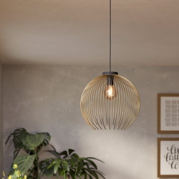 Eglo - Lestenec na vrvici 1xE27/40W/230V zlata