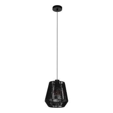 Eglo - Lestenec na vrvici 1xE27/60W/230V črna