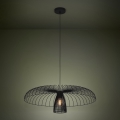 Eglo - Lestenec na vrvici 1xE27/60W/230V pr. 77 cm črna