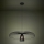 Eglo - Lestenec na vrvici 1xE27/60W/230V pr. 77 cm črna
