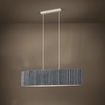 Eglo - Lestenec na vrvici 2xE27/40W/230V siv