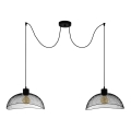 Eglo - Lestenec na vrvici 2xE27/60W/230V spider