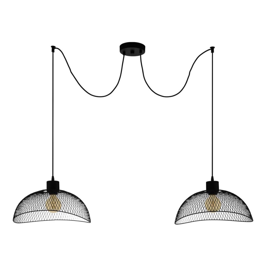 Eglo - Lestenec na vrvici 2xE27/60W/230V spider