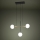 Eglo - Lestenec na vrvici 3xE14/40W/230V zlata/črna