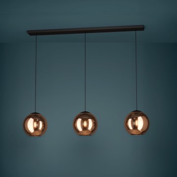 Eglo - Lestenec na vrvici 3xE27/40W/230V baker