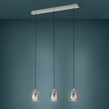 Eglo - Lestenec na vrvici 3xE27/40W/230V dimna