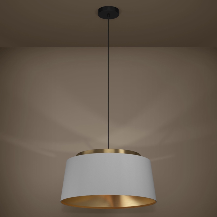 Eglo - Lestenec na vrvici 3xE27/40W/230V siva/zlata