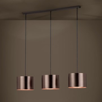 Eglo - Lestenec na vrvici 3xE27/60W/230V baker