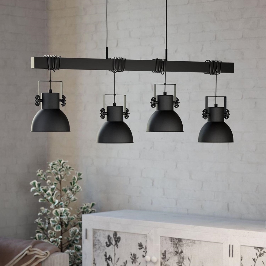 Eglo - Lestenec na vrvici 4xE27/40W/230V