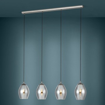 Eglo - Lestenec na vrvici 4xE27/60W/230V dimna