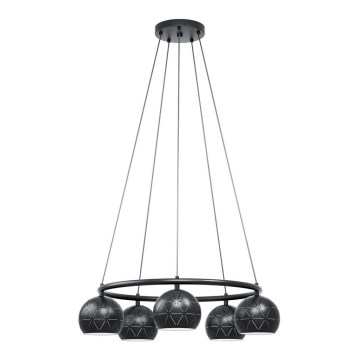 Eglo - Lestenec na vrvici 5xE14/40W/230V