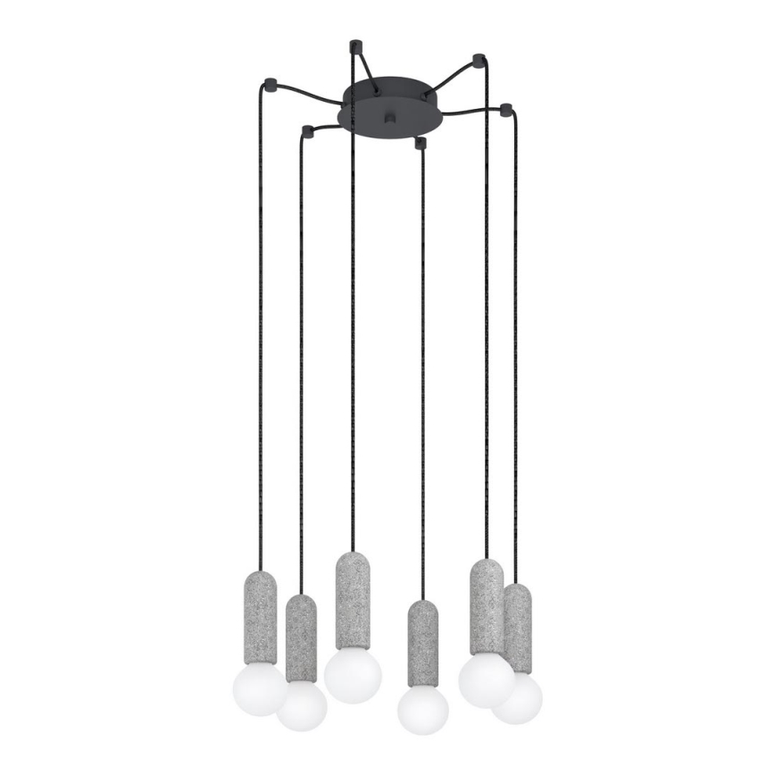 Eglo - Lestenec na vrvici 6xE27/40W/230V spider