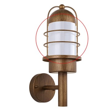 Eglo - Nadomestno steklo za stensko svetilko MINORCA pr. 10 cm