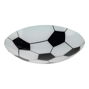Eglo - Nadomestno steklo za stropno svetilko TABARA E27 pr. 25 cm soccer ball