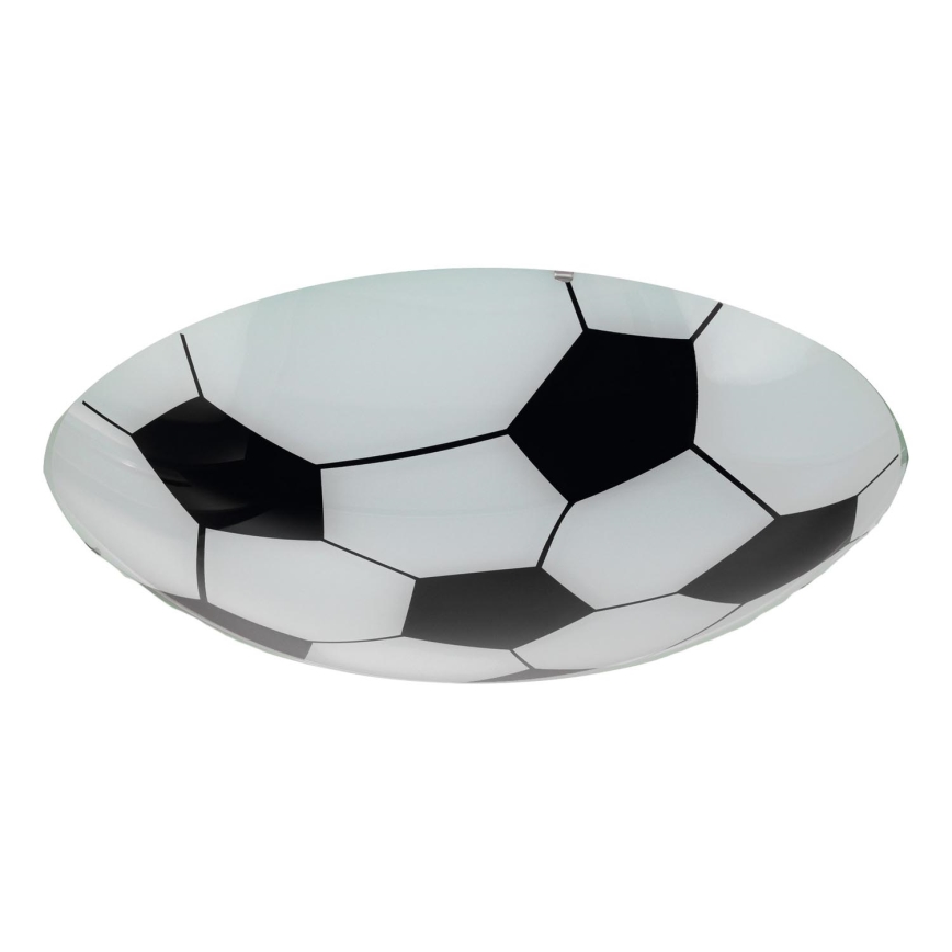 Eglo - Nadomestno steklo za stropno svetilko TABARA E27 pr. 25 cm soccer ball