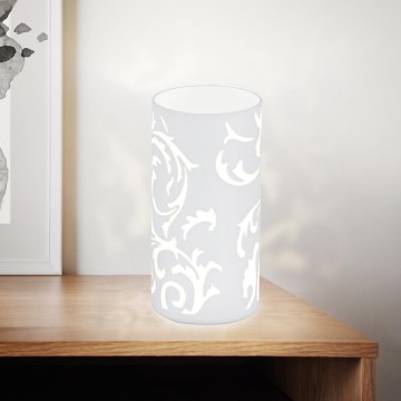 EGLO - Namizna svetilka 1xE14/60W/230V bela