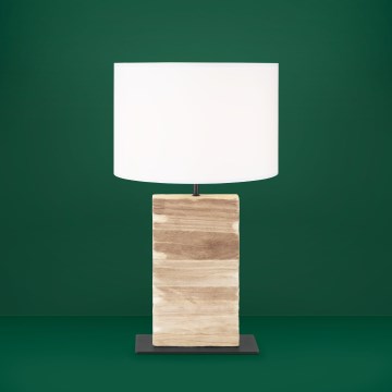 Eglo - Namizna svetilka 1xE27/40W/230V 62,5 cm rjava
