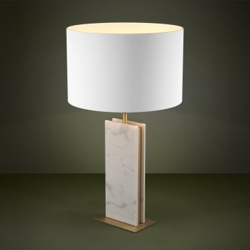 Eglo - Namizna svetilka 1xE27/40W/230V bela