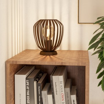 Eglo - Namizna svetilka 1xE27/40W/230V bronasta