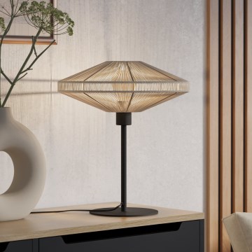 Eglo - Namizna svetilka 1xE27/40W/230V kremna