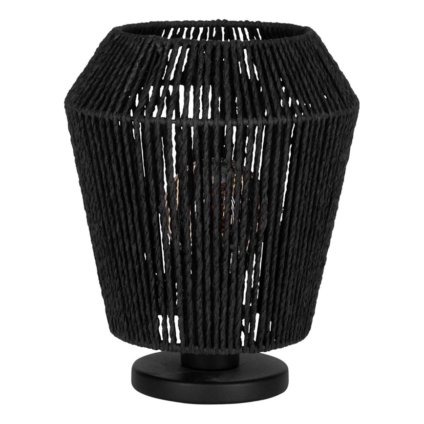 Eglo - Namizna svetilka 1xE27/60W/230V črna