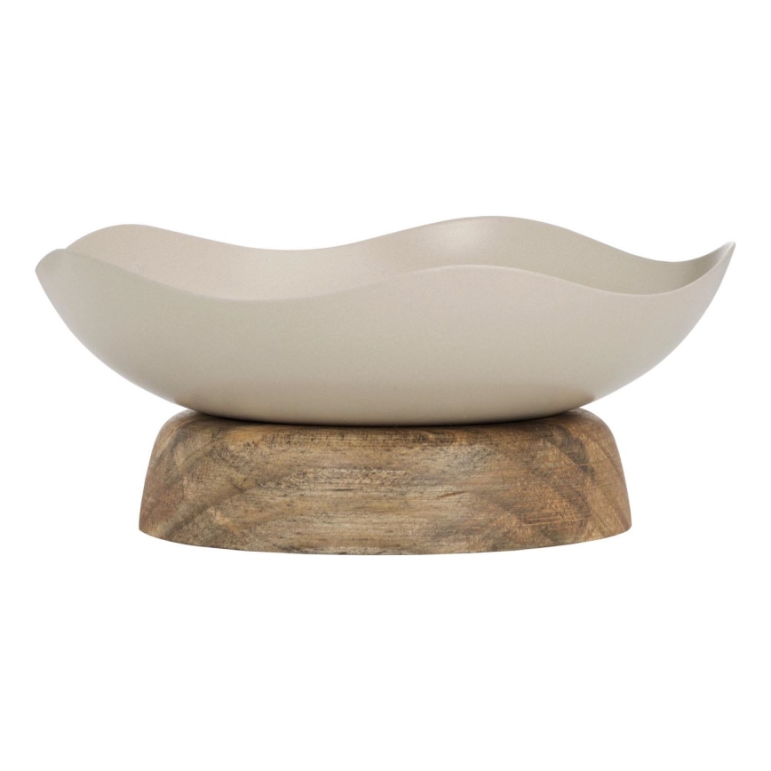 Eglo - Okrasni pladenj pr. 14,5 cm bež