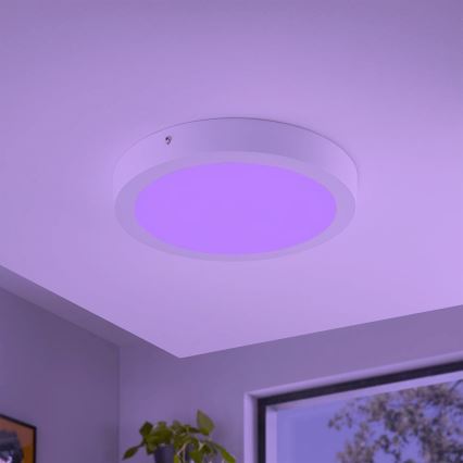 Eglo - RGBW Zatemnitvena stropna svetilka FUEVA-C LED/21W/230V