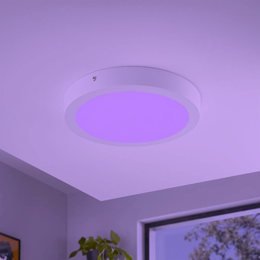 Eglo - RGBW Zatemnitvena stropna svetilka FUEVA-C LED/21W/230V