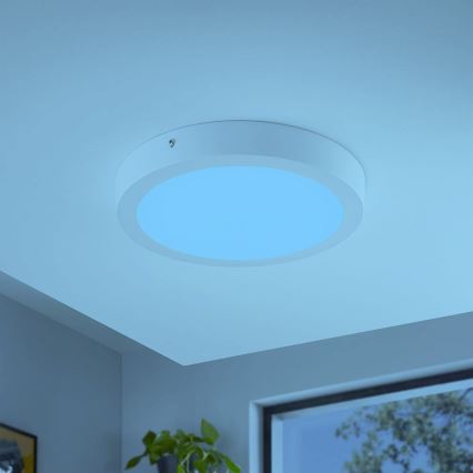 Eglo - RGBW Zatemnitvena stropna svetilka FUEVA-C LED/21W/230V