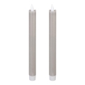Eglo - SET 2x LED Sveča LED/1xAAA 24,5 cm siva