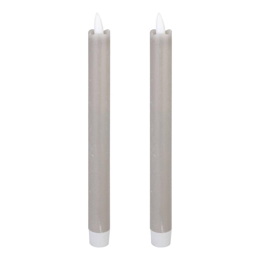 Eglo - SET 2x LED Sveča LED/1xAAA 24,5 cm siva