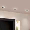 Eglo - SET 3x LED Vgradna svetilka 3xLED/4,8W/230V črna