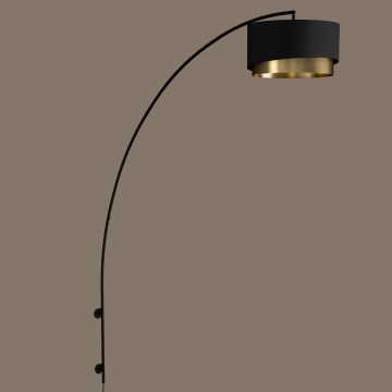 Eglo - Stenska svetilka 1xE27/40W/230V črna/zlata