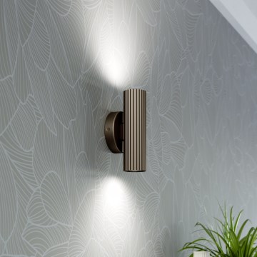 Eglo - Stenska svetilka 2xGU10/5W/230V rjava